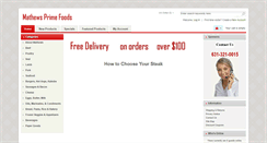 Desktop Screenshot of mathewsfoods.com